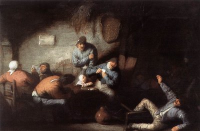Scena in locanda da Adriaen Jansz. van Ostade